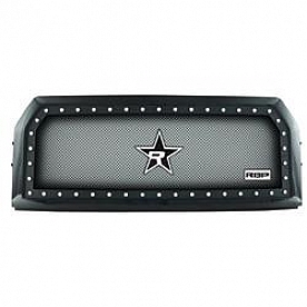 RBP (Rolling Big Power) Grille Insert - Black Stainless Steel Rectangular - 261579NDX1
