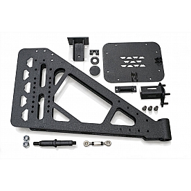 DV8 Offroad Spare Tire Carrier Black DV8 Offroad RS-10/ RS-11 Bumper Mount - TCSTTB06