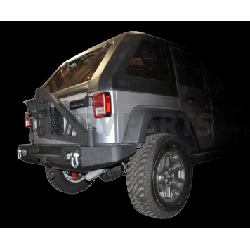 DV8 Offroad Spare Tire Carrier Black DV8 Offroad RS-10/ RS-11 Bumper Mount - TCSTTB06-1