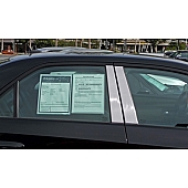 TFP (International Trim) Body Pillar Cover - Polished Stainless Steel Silver Set of 4 - 14015PPT