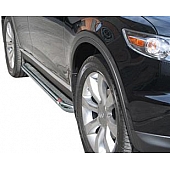 Romik USA Running Board Polished Steel Stationary - 11304468