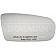 Help! By Dorman Exterior Mirror Glass Rectangular Not Adjustable Single - 57041