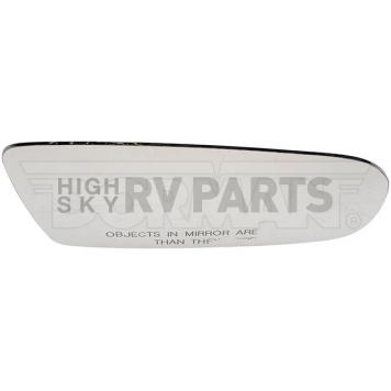 Help! By Dorman Exterior Mirror Glass Rectangular Not Adjustable Single - 57041-1