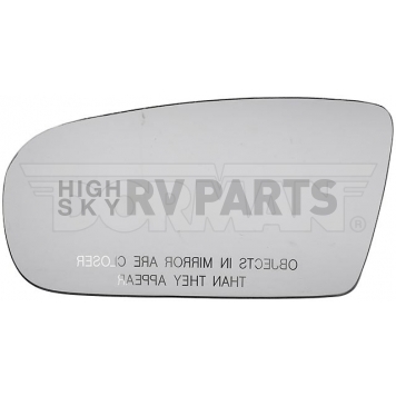 Help! By Dorman Exterior Mirror Glass Rectangular Not Adjustable Single - 57041-2