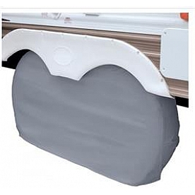 Classic Accessories Tire Cover Snow White Vinyl Single - 1100421