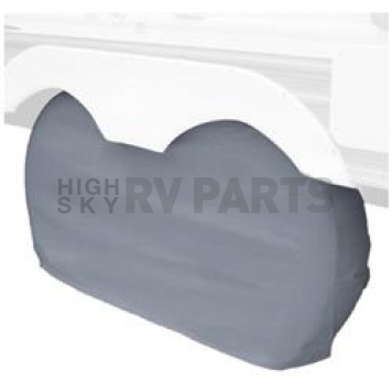 Classic Accessories Tire Cover Gray Vinyl Single - 8021005100