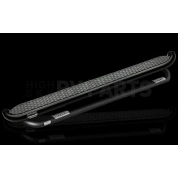 Romik USA Running Board Black Powder Coated Steel Stationary - 11331168