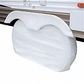 Classic Accessories Tire Cover Snow White Vinyl Single - 8021105280