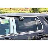 TFP (International Trim) Body Pillar Cover - Polished Stainless Steel Silver Set of 6 - 82172
