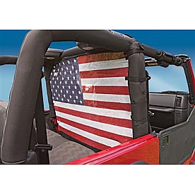 Vertically Driven Products Air Deflector - Nylon Mesh American Flag - 5080051