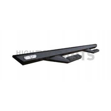 Iron Cross Sidearm Steps 4 Inch Steel Angular Black - 9480