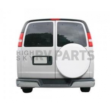 Classic Accessories Spare Tire Cover 25 Inch Snow White Vinyl - 75110
