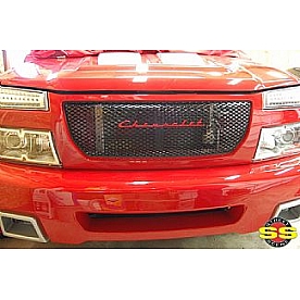 Street Scene Grille Insert - Mesh Steel Black Chrome - 95076235