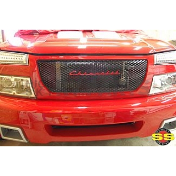Street Scene Grille Insert - Mesh Steel Black Chrome - 95076235