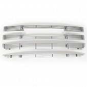 Paramount Automotive Grille Insert - Polished Aluminum Horizontal - 330185