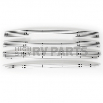 Paramount Automotive Grille Insert - Polished Aluminum Horizontal - 330185