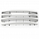 Paramount Automotive Grille Insert - Polished Aluminum Horizontal - 330185