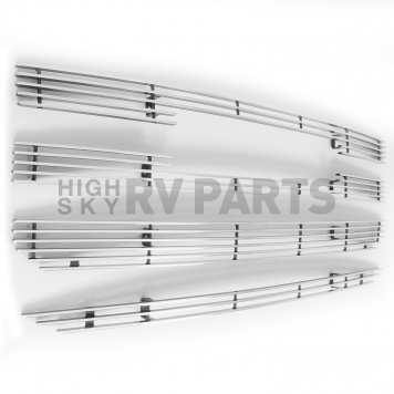 Paramount Automotive Grille Insert - Polished Aluminum Horizontal - 330185-2