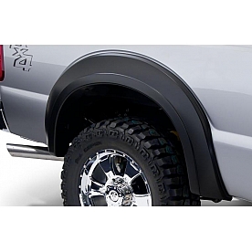 Bushwacker Fender Flare - Black Dura-Flex 2000 ABS Smooth Plastic Matte Set Of 2 - 2200611