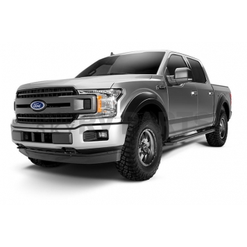 Bushwacker Fender Flare - Black Dura-Flex 2000 ABS Smooth Plastic Matte Set Of 2 - 2200611-2