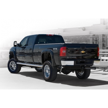 Bushwacker Fender Flare - Black Dura-Flex 2000 ABS Smooth Plastic Matte Set Of 2 - 2200611-4