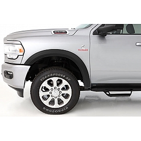 Bushwacker Fender Flare - Black Dura-Flex 2000 ABS Smooth Plastic Matte Set Of 2 - 3001902