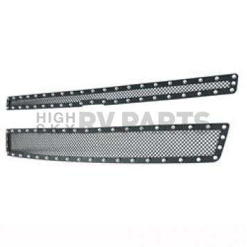 Paramount Automotive Grille Insert - Black Textured Powder Coated Stainless Steel Wire Mesh - 460709