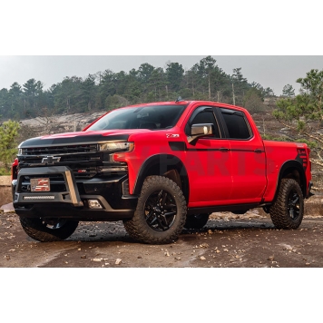 Bushwacker Fender Flare - Black Dura-Flex 2000 ABS Smooth Plastic Matte Set Of 2 - 3002002-3