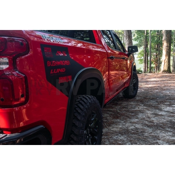 Bushwacker Fender Flare - Black Dura-Flex 2000 ABS Smooth Plastic Matte Set Of 2 - 3002002-4