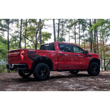 Bushwacker Fender Flare - Black Dura-Flex 2000 ABS Smooth Plastic Matte Set Of 2 - 3002002-5