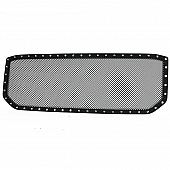 Paramount Automotive Grille Insert - Black Powder Coated Stainless Steel Wire Mesh - 460764