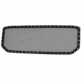 Paramount Automotive Grille Insert - Black Powder Coated Stainless Steel Wire Mesh - 460764