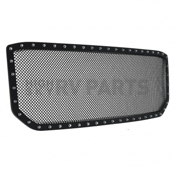 Paramount Automotive Grille Insert - Black Powder Coated Stainless Steel Wire Mesh - 460764-1