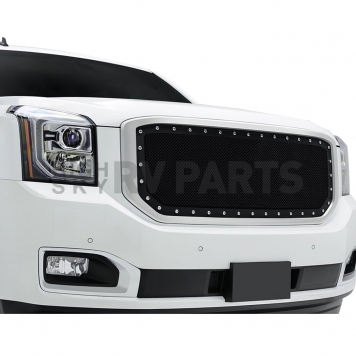 Paramount Automotive Grille Insert - Black Powder Coated Stainless Steel Wire Mesh - 460764-3