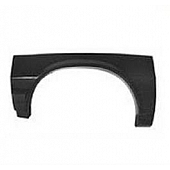 Harwood Fiberglass Extended Wheel Well Opening - Gelcoat Fiberglass Black Set Of 2 - 10700