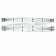 Paramount Automotive Grille Insert - Polished Aluminum 4 Millimeter Horizontal Style - 360264
