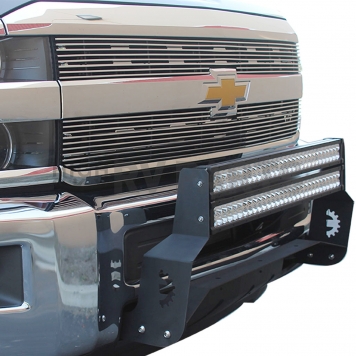 Paramount Automotive Grille Insert - Polished Aluminum 4 Millimeter Horizontal Style - 360264-4