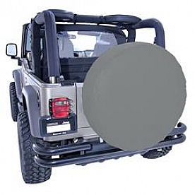 Rugged Ridge Spare Tire Cover Gray Polyester 33 Inch - 1280309