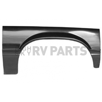 Harwood Fiberglass Extended Wheel Well Opening - Gelcoat Fiberglass Black Set Of 2 - 26700