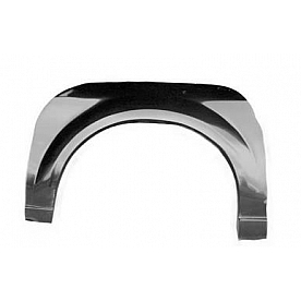 Harwood Fiberglass Extended Wheel Well Opening - Gelcoat Fiberglass Black Set Of 2 - 26703