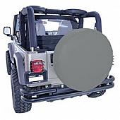 Rugged Ridge Spare Tire Cover Gray Polyester 32 Inch - 1280209