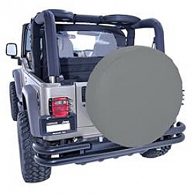 Rugged Ridge Spare Tire Cover Gray Polyester 32 Inch - 1280209