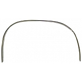 Goodmark Industries Wheel Well Molding - Right Side Silver Aluminum Single - CF94569R