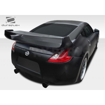 Extreme Dimensions Spoiler - 1 Piece Primered Fiberglass Black - 108266