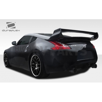 Extreme Dimensions Spoiler - 1 Piece Primered Fiberglass Black - 108266-1