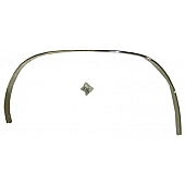 Goodmark Industries Wheel Well Molding - Right Side Silver Aluminum Single - CF95569R
