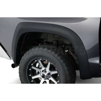 Bushwacker Fender Flare - Black Dura-Flex 2000 ABS Smooth Plastic Matte Set Of 4 - 3090202-1