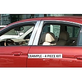 TFP (International Trim) Body Pillar Cover - Polished Stainless Steel Silver Set of 4 - 60765PPT