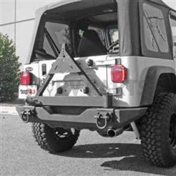 Rugged Ridge Spare Tire Carrier Rugged Ridge XHD Bumper Mount Steel Black - 1154642