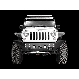 Fab Fours Bumper Premium 1-Piece Design Steel Natural - JK07B1857B